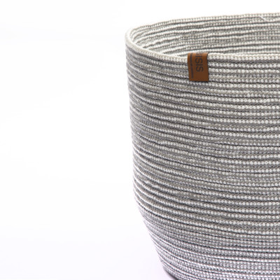 Panier de rangement tressé  – Fibre textile