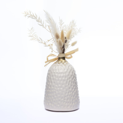 Vase Texturé Blanc