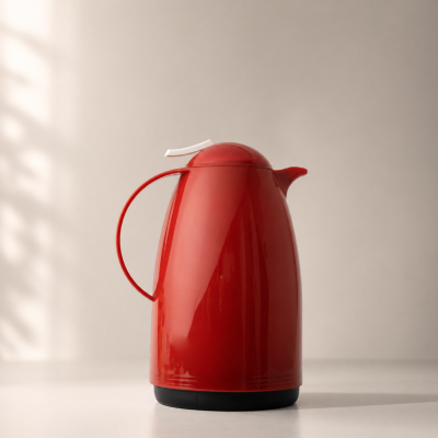Thermos isotherme rouge double paroi 1L | Caverna Tunisie