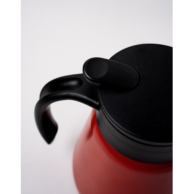 Thermos isotherme rouge avec couvercle noir – 800 ml