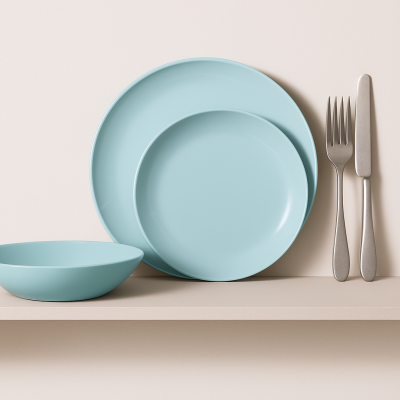Assiette plate LUMINARC Diwali light bleu  – 25 cm