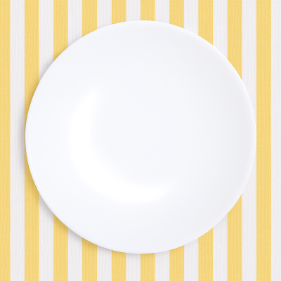 Assiette plate LUMINARC Diwali light bleu  – 25 cm