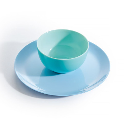 Assiette plate LUMINARC Diwali light bleu  – 25 cm