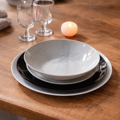 Assiette plate LUMINARC Diwali light bleu  – 25 cm