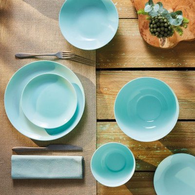 Assiette plate LUMINARC Diwali light bleu  – 25 cm