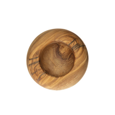 Mortier en bois 12 cm avec pilon en bois d’olivier