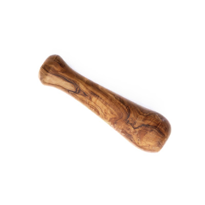 Mortier en bois 12 cm avec pilon en bois d’olivier