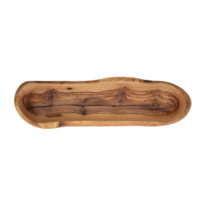 Panier à pain artisanal - bois d'olivier- 25 cm