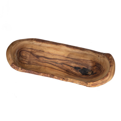Panier à pain artisanal - bois d'olivier- 25 cm