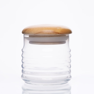 Bocal couvercle en bois - 630ml