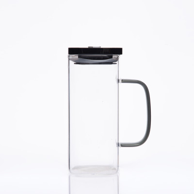 Tasse en verre avec couvercle - 400ml