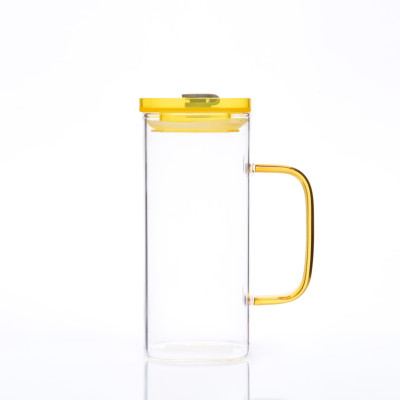 Tasse en verre avec couvercle - 400ml